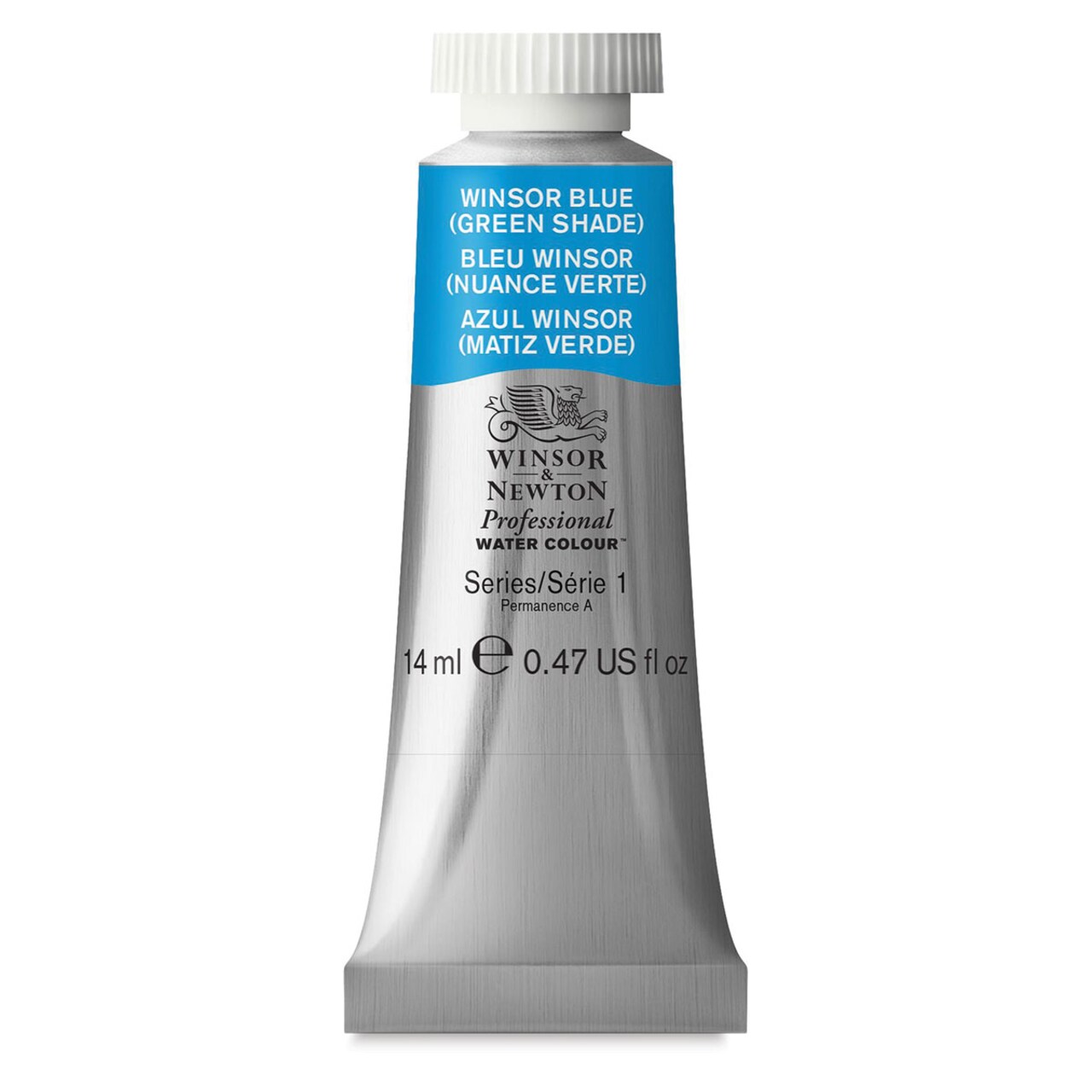 Winsor & Newton Professional Watercolor - Winsor Blue (Green Shade), 14 ml Tube